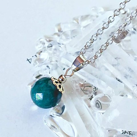 『5月の誕生石』ジェイド 翡翠  ネックレス ペンダント "May Birthstone" Jade Necklace Pendant 玉石项链吊坠 天然石項鍊   