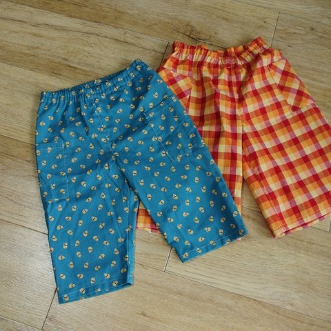 家族のパジャマ （セット） －  子供×2人　の型紙
