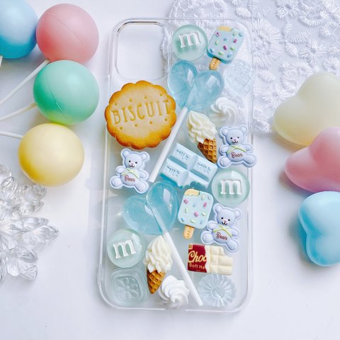 CANDY POP  ice mint  お菓子のiPhoneケース　フェイクスイーツ