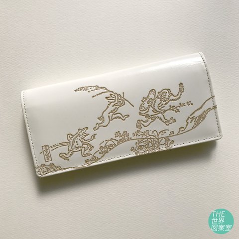 ＜入荷しました！＞文庫革「鳥獣戯画シリーズ」 長財布