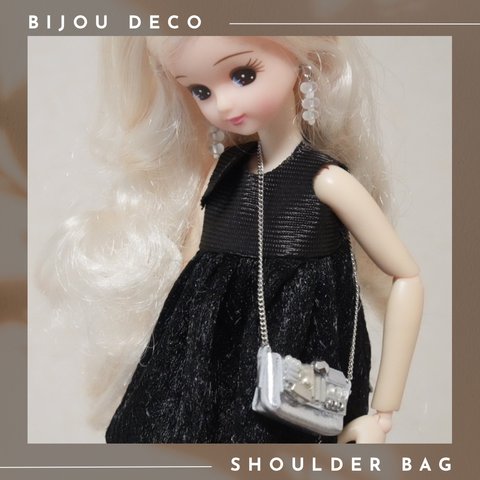 【再販】bijou deco shoulder bag (silver)