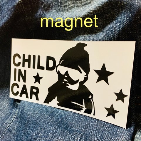 マグネット/チャイルドインカー 車用 ベビー 赤ちゃん キッズ