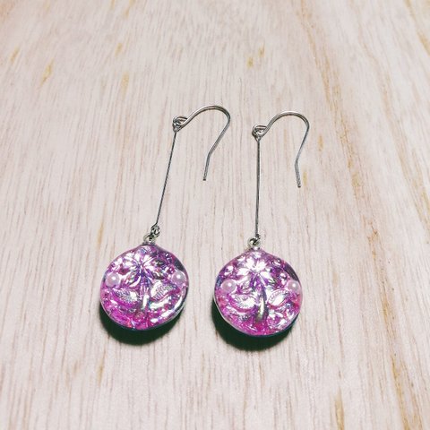 No.1570  デザインリバーシブルピアス☆