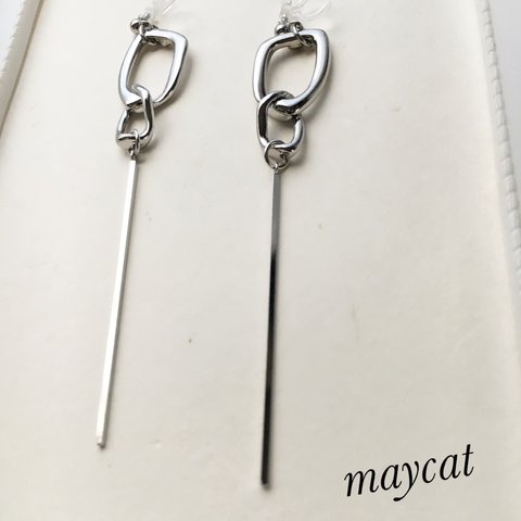 silver stick…earring