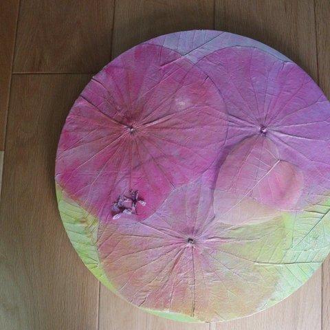 桜と菜の花をイメージした作品〜ボタニーペインティング〜