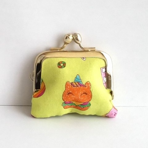 ■角型■小さいがま口：ちっちゃいがま口：かわいいがまぐち：小さい財布：littlie purse