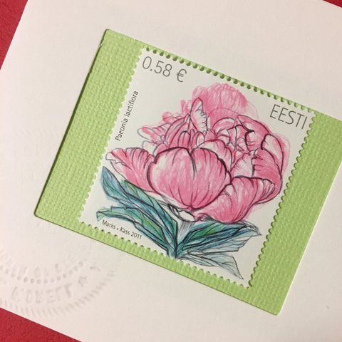 ちいさなartmuseum　Estonia　stamp 