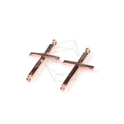 CNT-102-PG【2個入り】クロスペンダント,Gold Cross Pendant/10mm x 16mm