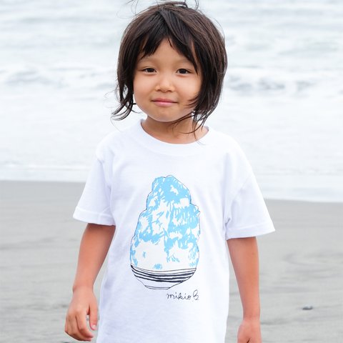 かき氷キッズTシャツ BlueHawaii 100 110 120 130 140 150 160