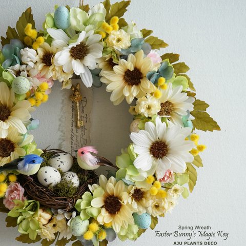 Wreath ～Easter Bunny's Magic Key(R)～  28cm