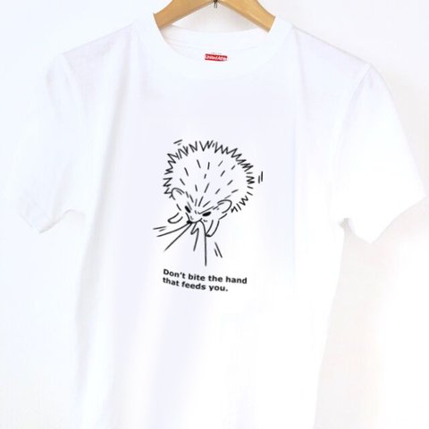 ４色から選べる♪恩を仇で返すハリネズミTシャツ