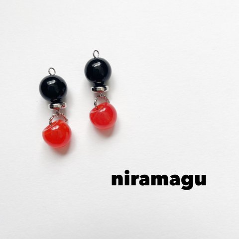 black×red pierce