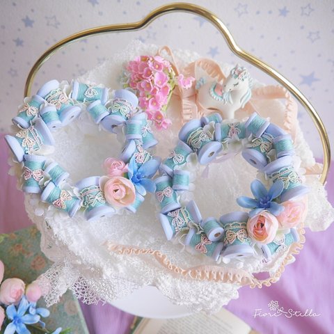 Wreath ***bobbin merletto sweet flower mini