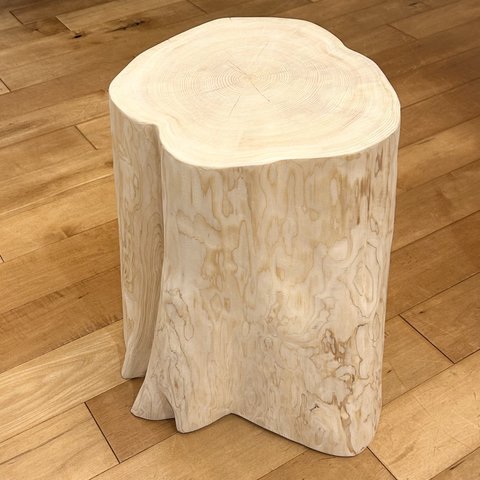 Hinoki Wood Stool No.481