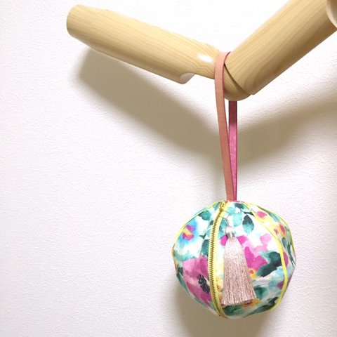 浴衣・着物に手鞠バッグ　～TEMARI～　Kimono Bag