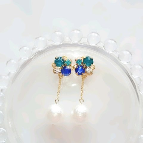 シュガーブルー☆ピアス