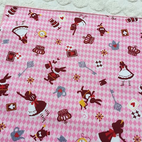 40×60 大判ランチョンマット アリス ピンク☆入園入学☆