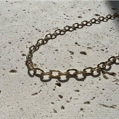 stainless chain choker 金属アレルギー対応