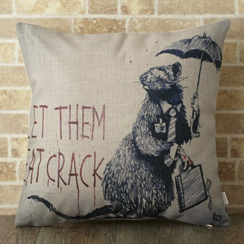 アンブレララット Banksy クッションカバー jubileecushionba021