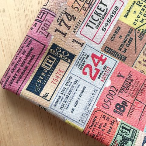 【シーチング 55×45】韓国・vintage ticket