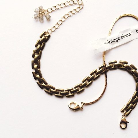 ”vintagechain" 　2 bracelet 