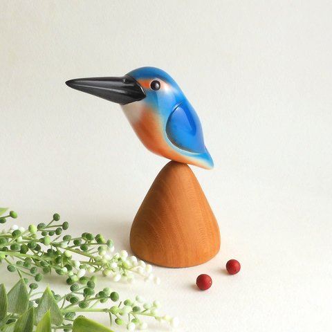 カワセミ / wooden kingfisher