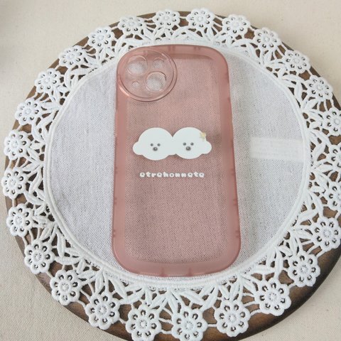 《期間限定》お好みビションちゃんiPhone14ケース(くすみぴんく)