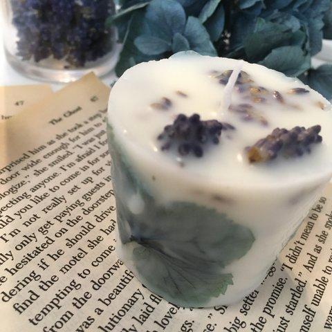 ＊ new"soy aroma　candle”lavender”Ｂ-ｔｙｐｅ