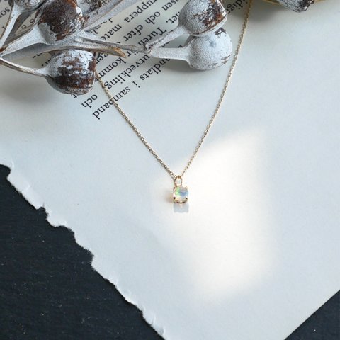 K10　Precious Opal　necklace