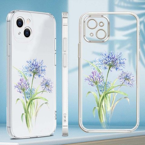 iPhone スマホケース 花 スマホカバー クリア iPhoneSE/iPhone12mini/iPhoneXR/iPhone14/iPhone11/iPhone15Pro/iPhone12/iPh