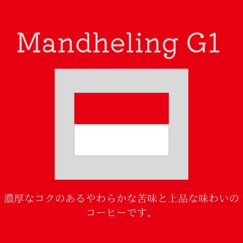 送料無料で届く新鮮な自家焙煎コーヒー豆｜マンデリンG1 300g（150g×2袋）｜深煎り