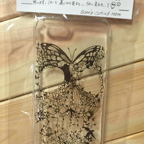 切り絵封入iPhone6ケース①