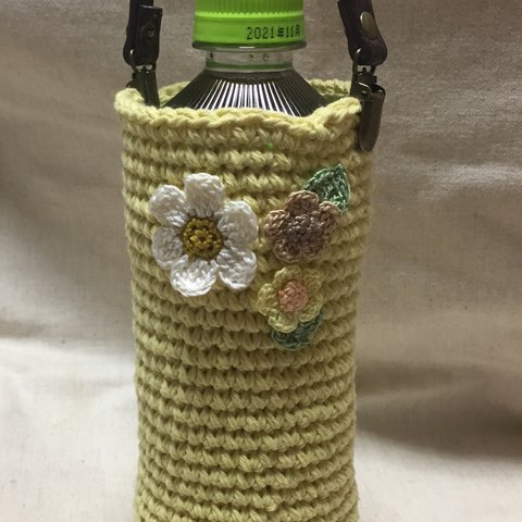 手編みボトルカバー