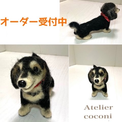 ワンちゃんオーダーメイド　うちのこオーダー　羊毛フェルト犬