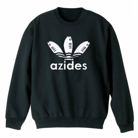 ［azides］8.4ozアジデススウェットトレーナー  