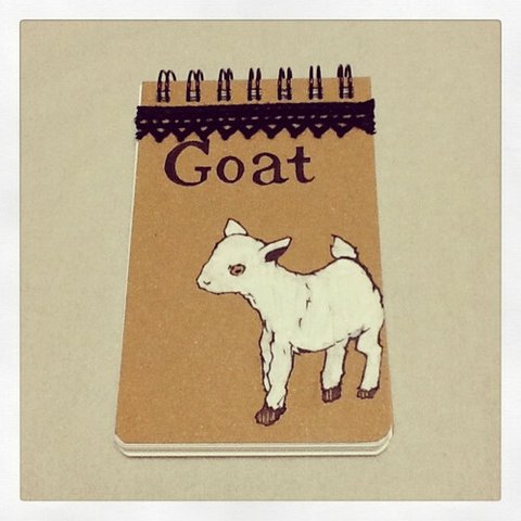 Goat(Kid): Memo pad