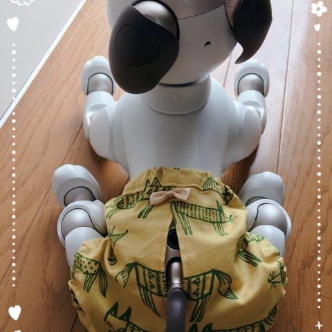 aibo 遊び着パンツ(フォックス　マスタード)