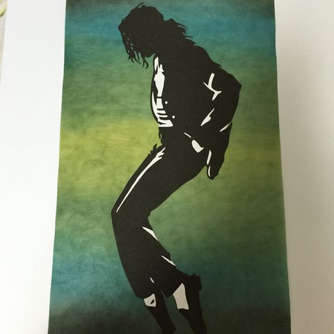 切り絵 King of Pop