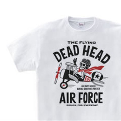 空飛ぶ骸骨～THE FLYING DEAD HEAD～　WM～WL•S～XL Tシャツ【受注生産品】