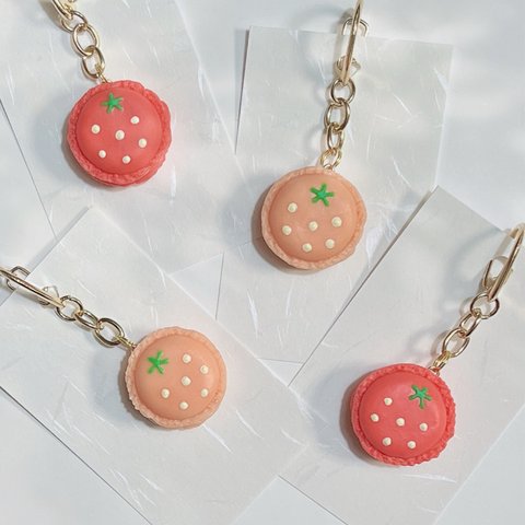 受注生産🍓いちごマカロン