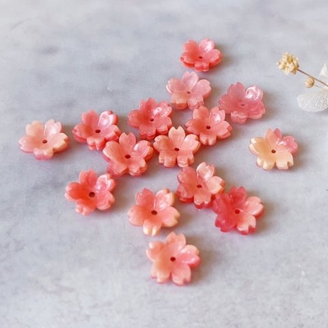 20個【AC937-a】花　フラワーパーツ　さくら　桜