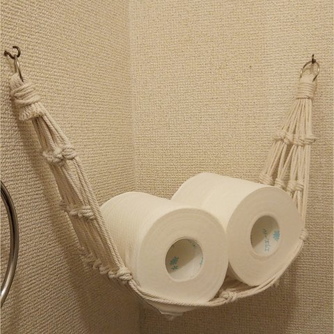 【 送料無料 】　トイレ収納　トイレットペーパーホルダー
