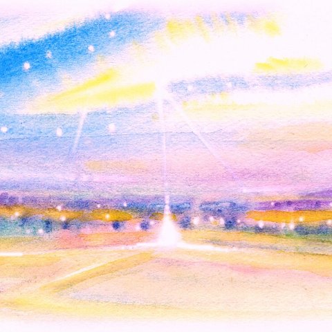 チャネルアート・ひびき「空への道」