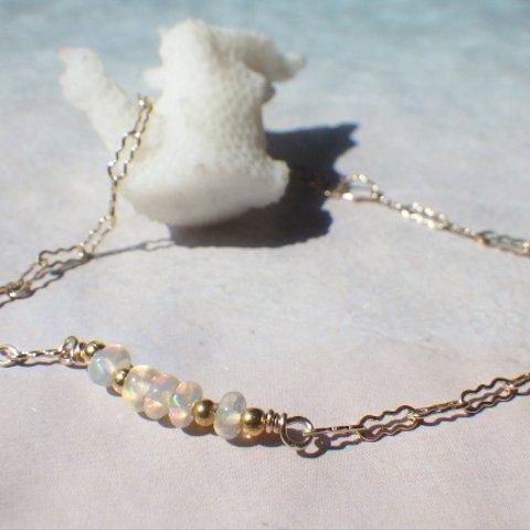 *14kgf* Opal Gold-filled Bracelet 