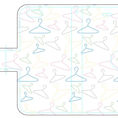 新品送料無料iPhoneケース　手帳型　カラフルハンガー