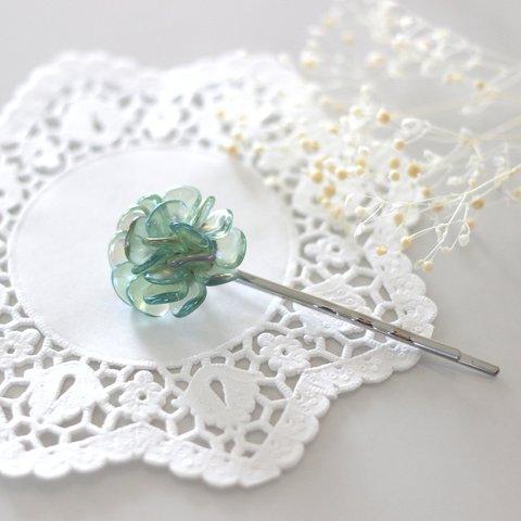 flower hairpin (mint-green)
