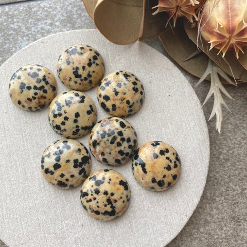 1pair(2pcs) Handmade* 資材 B-657 Dalmatian jasper