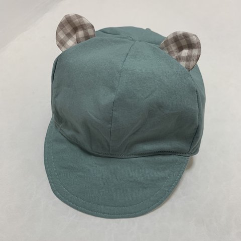 リバーシブル　ベビーキャップ🧢