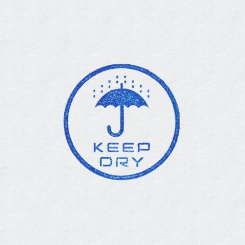 ゴム印 KEEP DRY