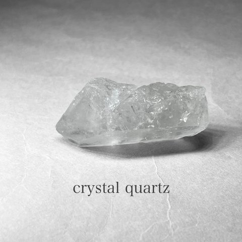 brazil crystal quartz：self healed / ブラジル産水晶原石3：セルフヒールド ( レインボーあり )